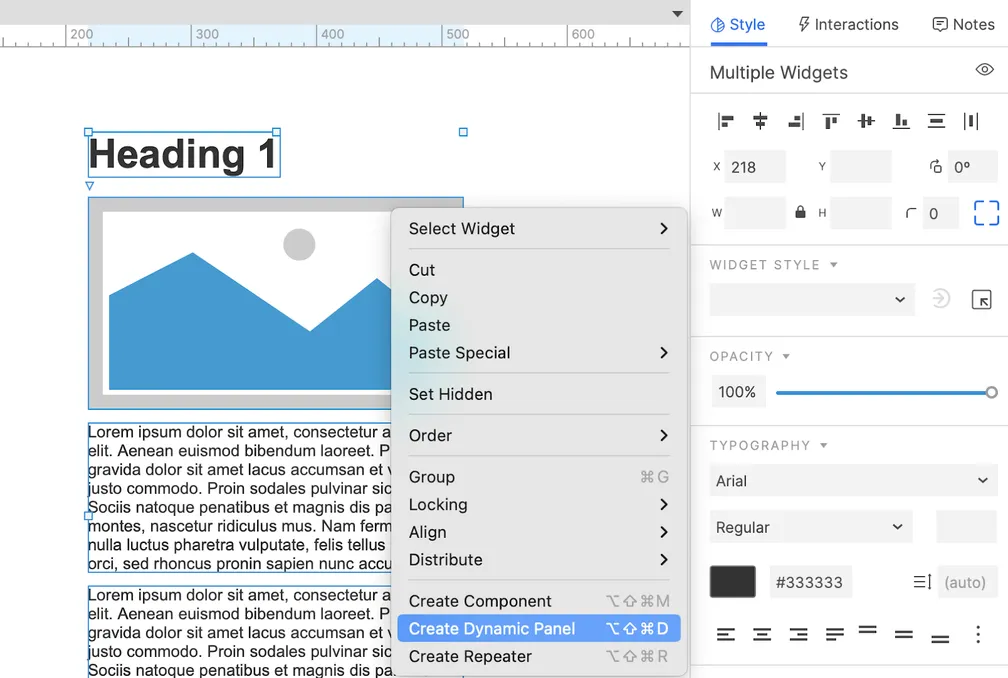 Core Training: Dynamic Panels - Axure