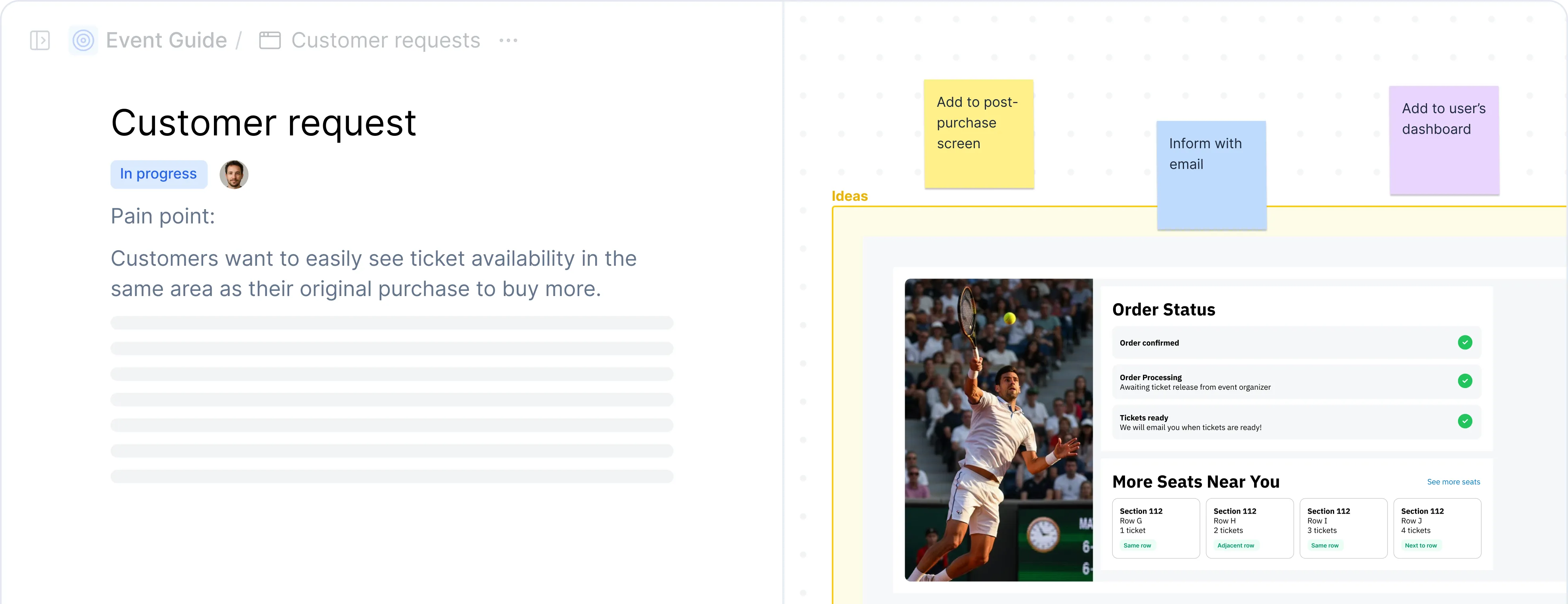 Capture ideas on docs and whiteboards side by side