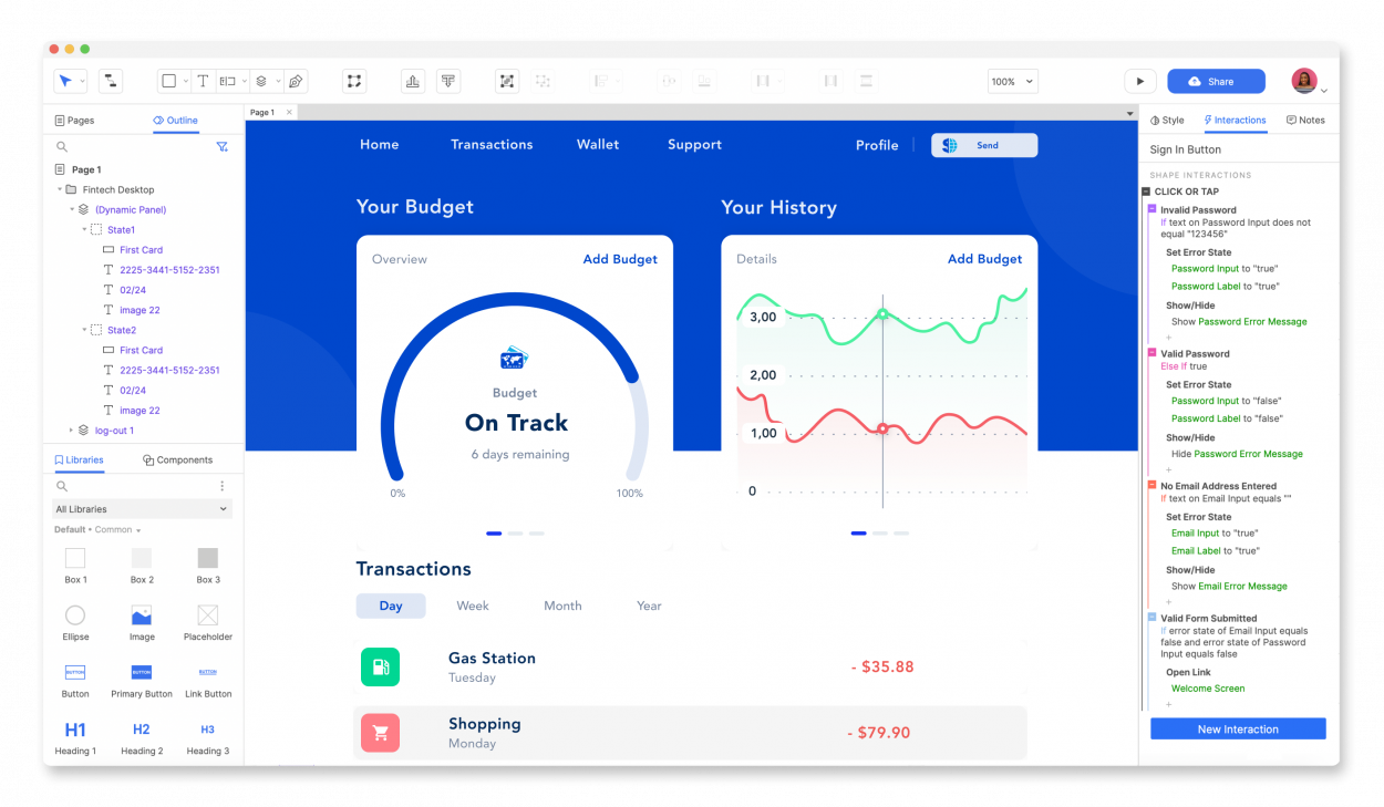 UX Prototypes, Specifications, and Diagrams in One Tool